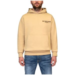 My Brand, Heren, Sweatshirts & Hoodies, Beige, Maat: S