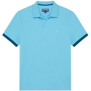 Vilebrequin, Heren, Tops, Blauw, Maat: M Katoen,