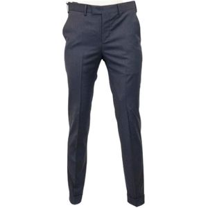 PT Torino, Heren, Broeken, Blauw, Maat: S Leer,