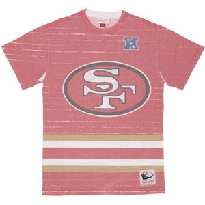 Mitchell & Ness, Heren, Tops, Veelkleurig, Maat: S Katoen,