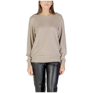 Guess, Dames, Truien, Beige, Maat: S Wol,