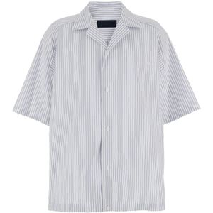 Juun.J, Heren, Overhemden, Blauw, Maat: M Katoen,