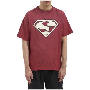 ©Saint M××××××, Heren, Tops, Rood, Maat: L