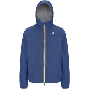 K-Way, Heren, Jassen, Blauw, Maat: L Katoen,