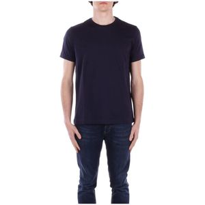 Fay, Heren, Tops, Blauw, Maat: 2XL Katoen,