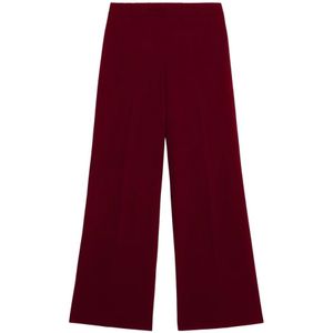 Oltre, Dames, Broeken, Rood, Maat: S Poliester,