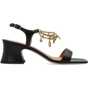 Chloé, Dames, Schoenen, Zwart, Maat: 36 EU Leer,