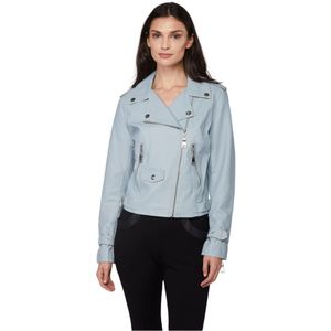 Twinset, Dames, Jassen, Blauw, Maat: XL Viscose,