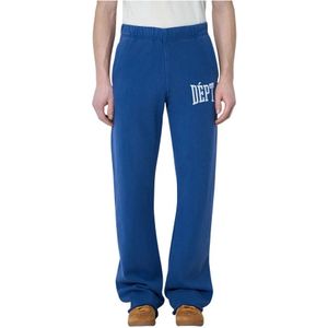 Gallery Dept. - Broeken - Blauw - Katoen - Navy Team Joggingbroek