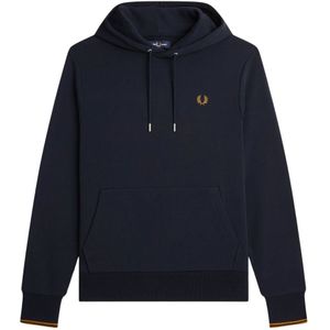 Fred Perry, Heren, Sweatshirts & Hoodies, Blauw, Maat: S Katoen,