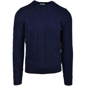 Malo, Heren, Truien, Blauw, Maat: 2XL Wol,