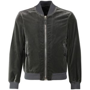 Tom Ford, Heren, Jassen, Grijs, Maat: L Katoen,