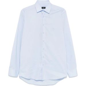 Etro, Heren, Overhemden, Blauw, Maat: 4XL Katoen,