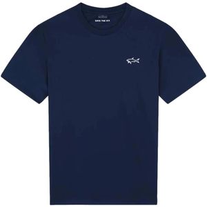 Paul & Shark, Heren, Tops, Blauw, Maat: M Poliester,