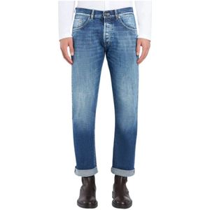 Dondup, Heren, Jeans, Blauw, Maat: W31 Leer,