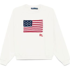 Ralph Lauren, Dames, Sweatshirts & Hoodies, Wit, Maat: M