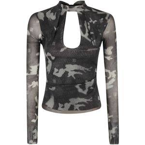 Misbhv, Dames, Tops, Veelkleurig, Maat: M