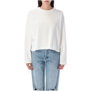 Polo Ralph Lauren, Dames, Tops, Wit, Maat: M Katoen,