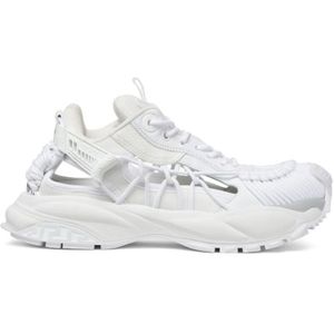 Versace, Heren, Schoenen, Wit, Maat: 45 EU Leer,