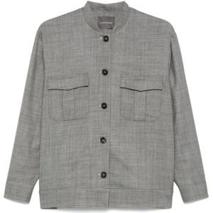 Lorena Antoniazzi, Dames, Jassen, Grijs, Maat: S Wol,