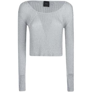 Pinko, Dames, Truien, Grijs, Maat: S