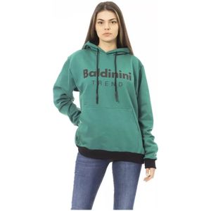 Green - BA22527 - Hoodie - Zwart - Katoen
