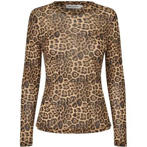 Lollys Laundry, Dames, Tops, Bruin, Maat: XS Spandex,