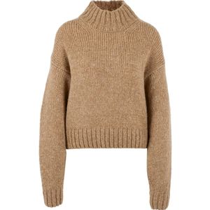 Marc Cain - Pullover - Beige - Opstaande Kraag
