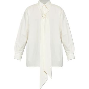 Willy Chavarria, Heren, Overhemden, Beige, Maat: S Katoen,