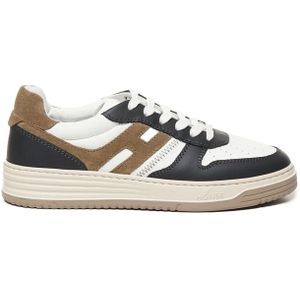 Hogan Leren sneakers met geheugenschuim , Multicolor , Heren , Maat: 42 EU