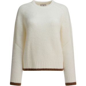Ines de la Fressange Paris, Dames, Truien, Beige, Maat: XS Mohair,