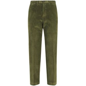 Briglia, Dames, Broeken, Groen, Maat: L Corduroy,