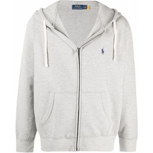 Polo Ralph Lauren, Heren, Sweatshirts & Hoodies, Grijs, Maat: L Katoen,