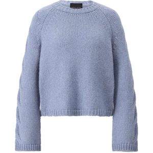 Roberto Collina, Dames, Truien, Blauw, Maat: XS Wol,