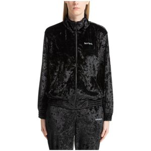 MC2 Saint Barth, Dames, Sweatshirts & Hoodies, Zwart, Maat: L Poliester,