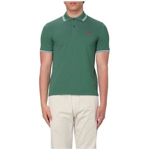 Peuterey, Heren, Tops, Groen, Maat: S Piqué,