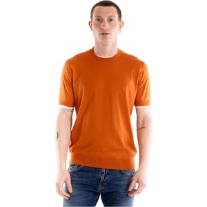Paolo Pecora, Heren, Truien, Oranje, Maat: M Katoen,
