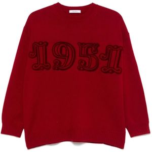 Max Mara, Dames, Truien, Rood, Maat: M