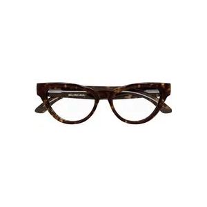 Balenciaga Eigentijdse Cat-Eye Brilmontuur , Brown , Dames , Maat: 53 MM