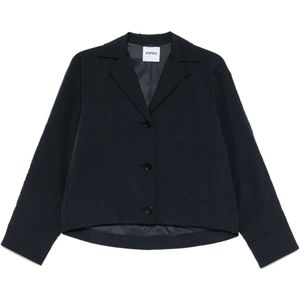 Aspesi, Dames, Jassen, Blauw, Maat: XS Polyamide,