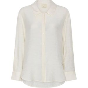 Heartmade, Dames, Blouses & Shirts, Beige, Maat: XS Viscose,