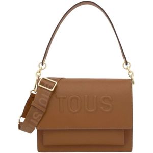 Tous, Dames, Tassen, Bruin, Maat: ONE Size Katoen,