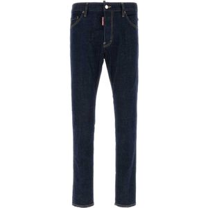 Dsquared2, Heren, Jeans, Blauw, Maat: XS Denim,
