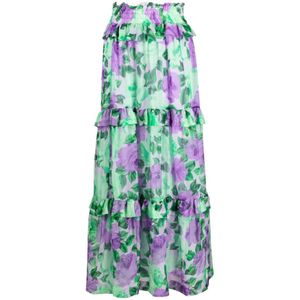 P.a.r.o.s.h., Dames, Rokken, Veelkleurig, Maat: XS Zijde,