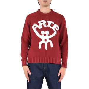 Arte Antwerp, Heren, Truien, Rood, Maat: S Katoen,