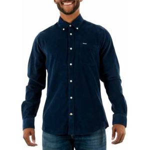 Barbour, Heren, Overhemden, Blauw, Maat: 2XL Katoen,