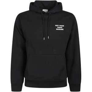 Drole de Monsieur, Heren, Sweatshirts & Hoodies, Zwart, Maat: M Katoen,