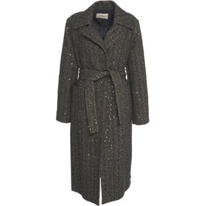 Kaos, Dames, Mantels, Bruin, Maat: M Poliester,