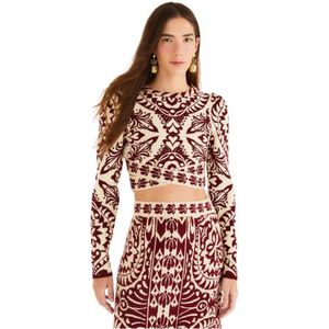 Farm Rio, Dames, Tops, Veelkleurig, Maat: M Viscose,