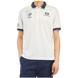 La Martina, Heren, Tops, Wit, Maat: L